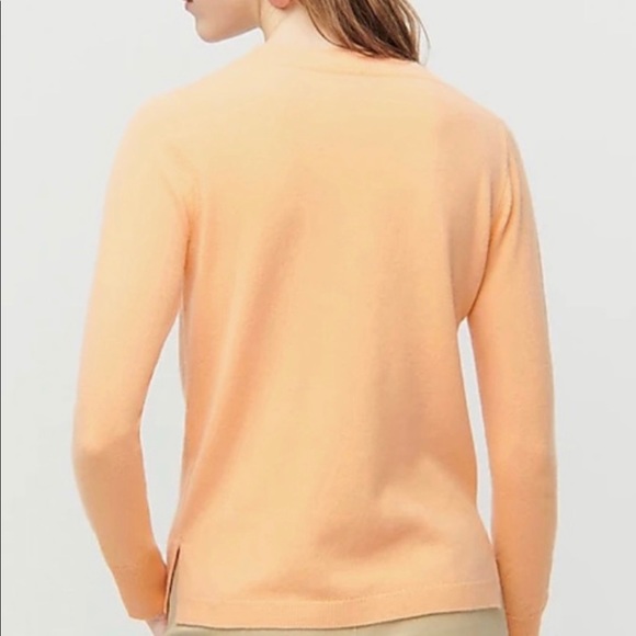 J.Crew Cashmere Sweater in Pale Guava NWT - Picture 3 of 7